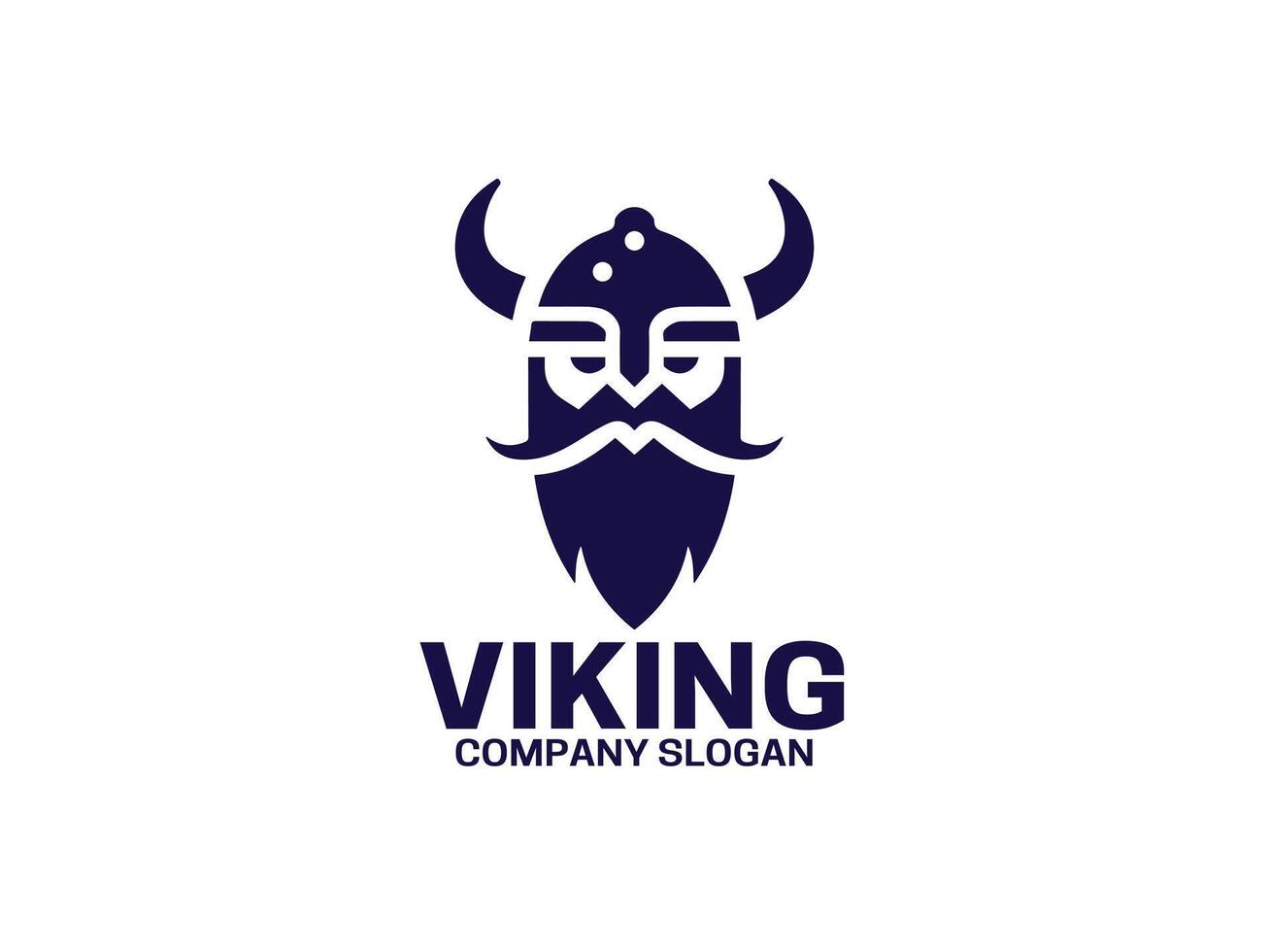 viking huvud logotyp design mall vektor