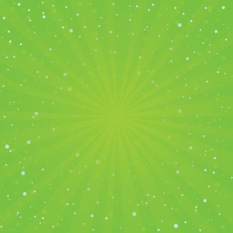 Weihnachten von groß und klein Schneeflocken im Grün Farben Hintergrund vektor