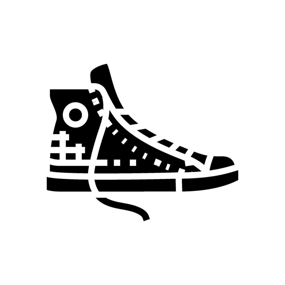 Schuhe emo Glyphe Symbol Illustration vektor