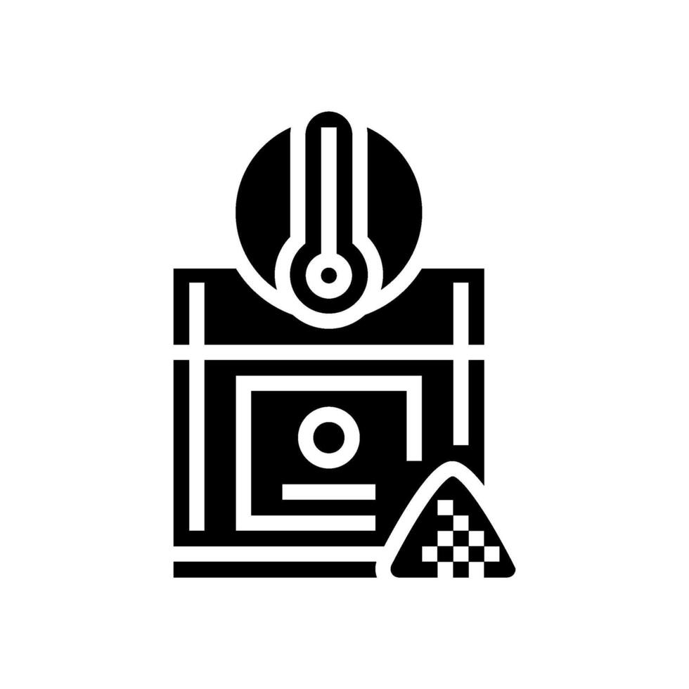 Antipyretika Medikamente Apotheke Glyphe Symbol Illustration vektor