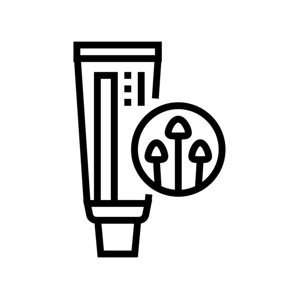 Antimykotika Medikamente Apotheke Linie Symbol Illustration vektor