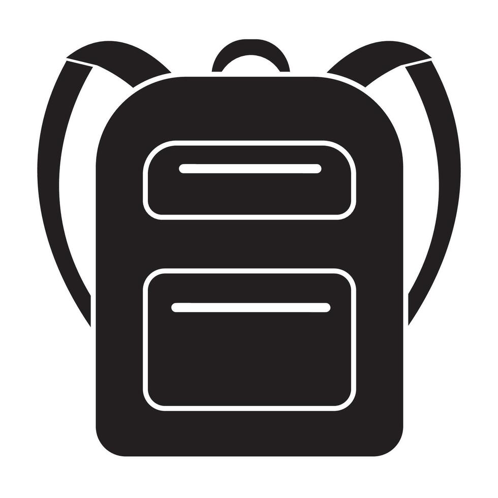 Rucksack Symbol Illustration Design Vorlage vektor