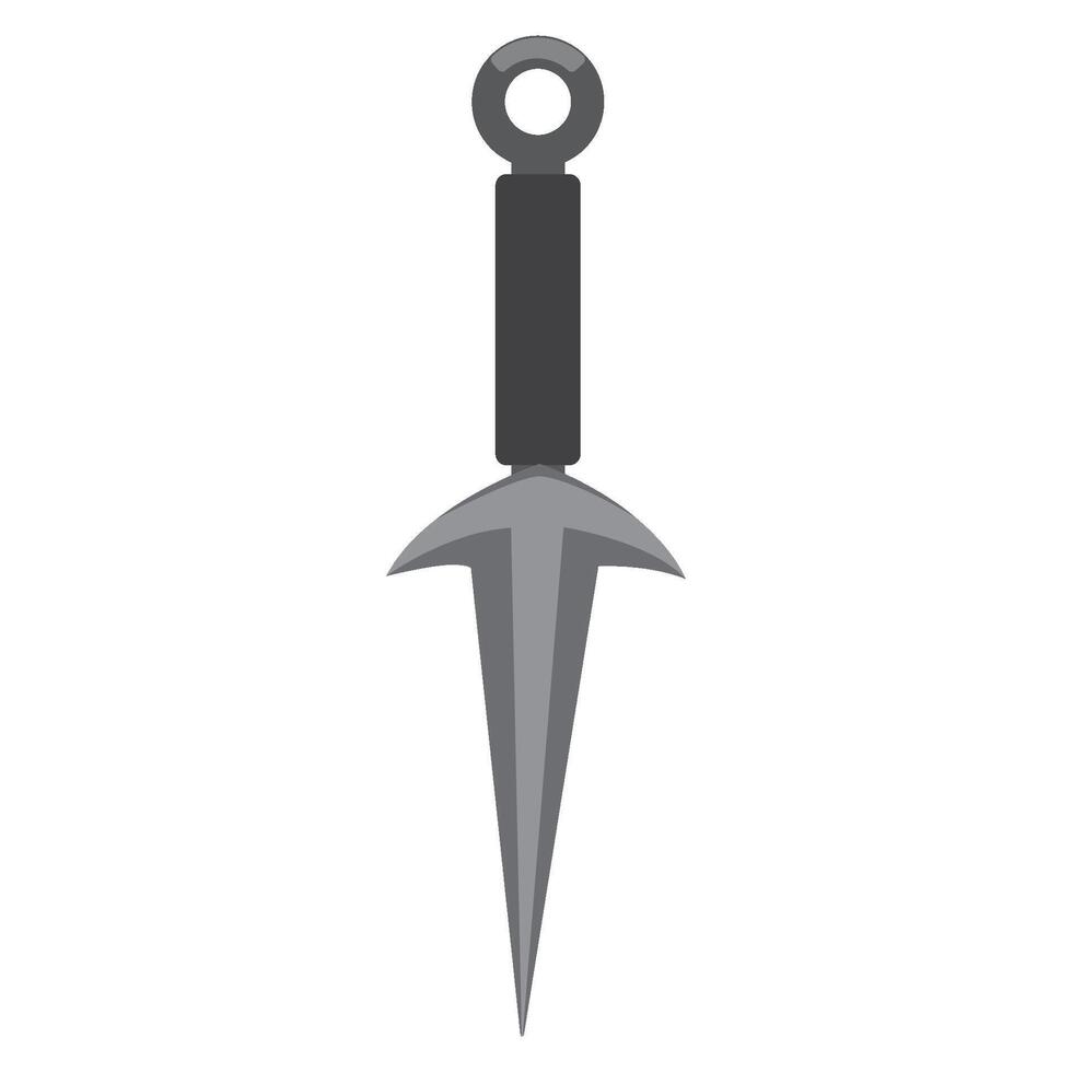 Kunai Symbol Illustration Design Vorlage vektor