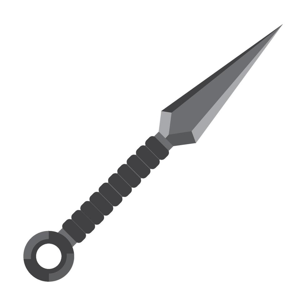 Kunai Symbol Illustration Design Vorlage vektor