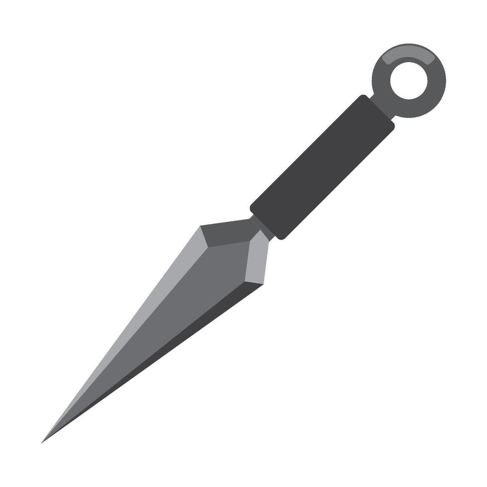 Kunai Symbol Illustration Design Vorlage vektor