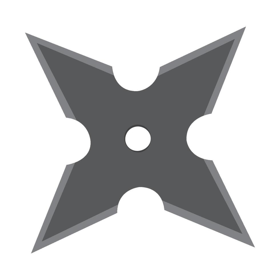 Shuriken Symbol Illustration Design Vorlage vektor