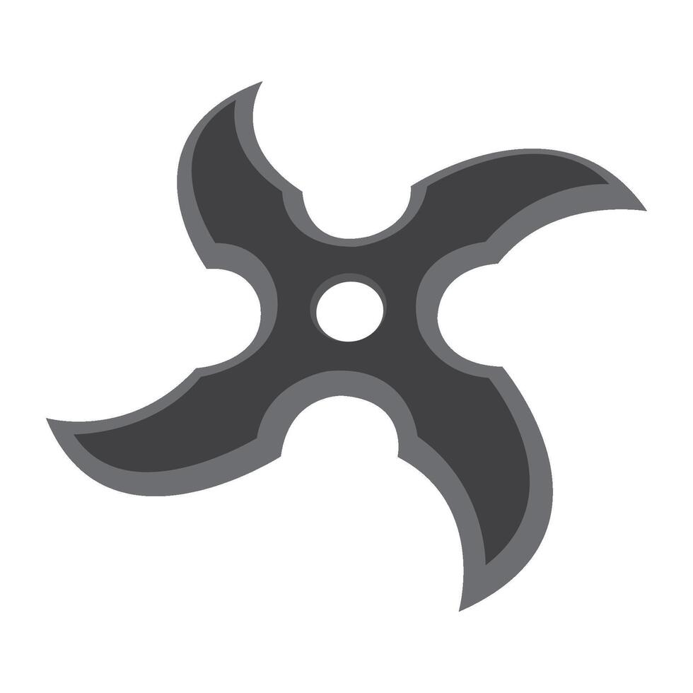 Shuriken Symbol Illustration Design Vorlage vektor