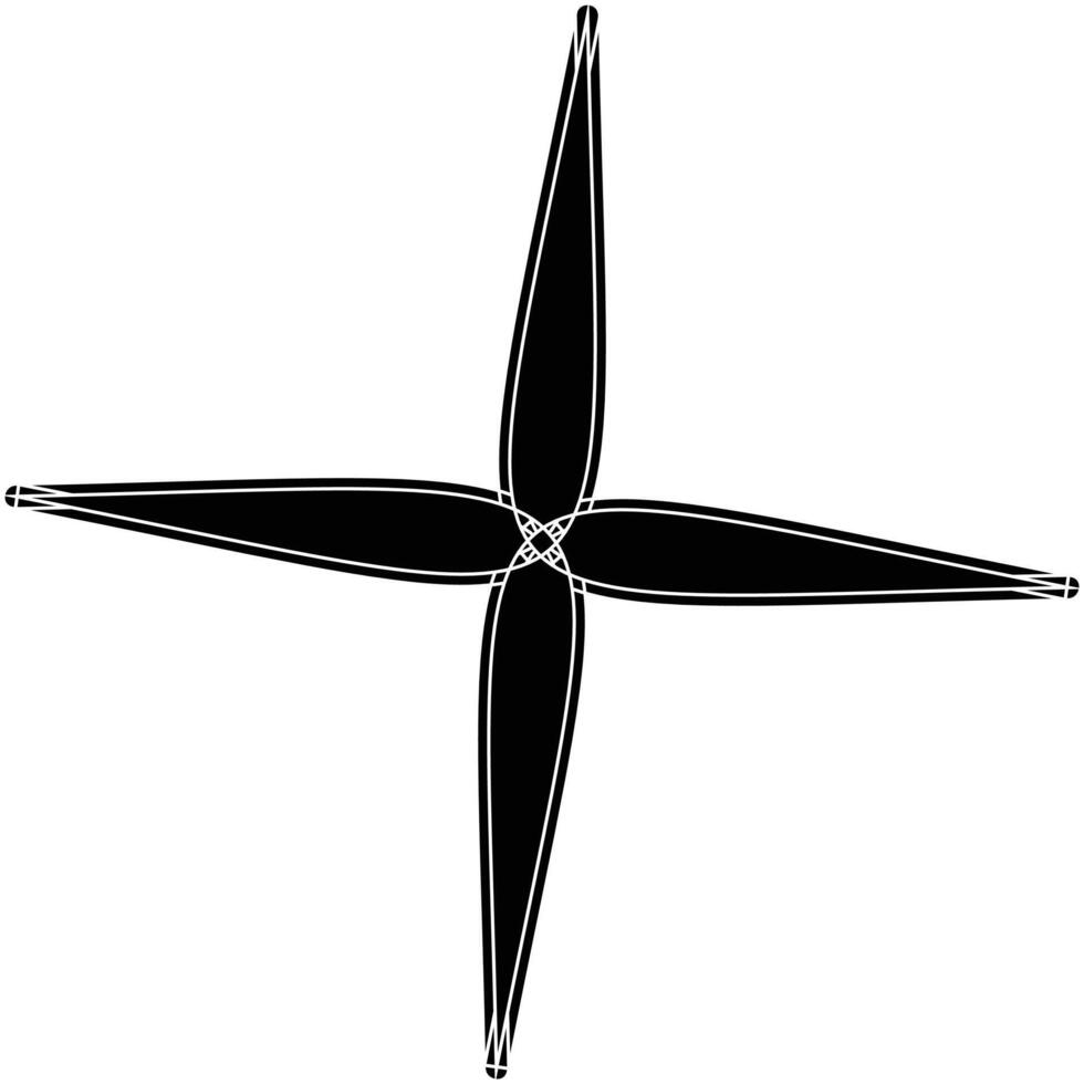 compas logotyp abstrakt vektor