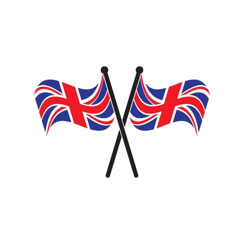 England Flagge Symbol Illustration Design vektor