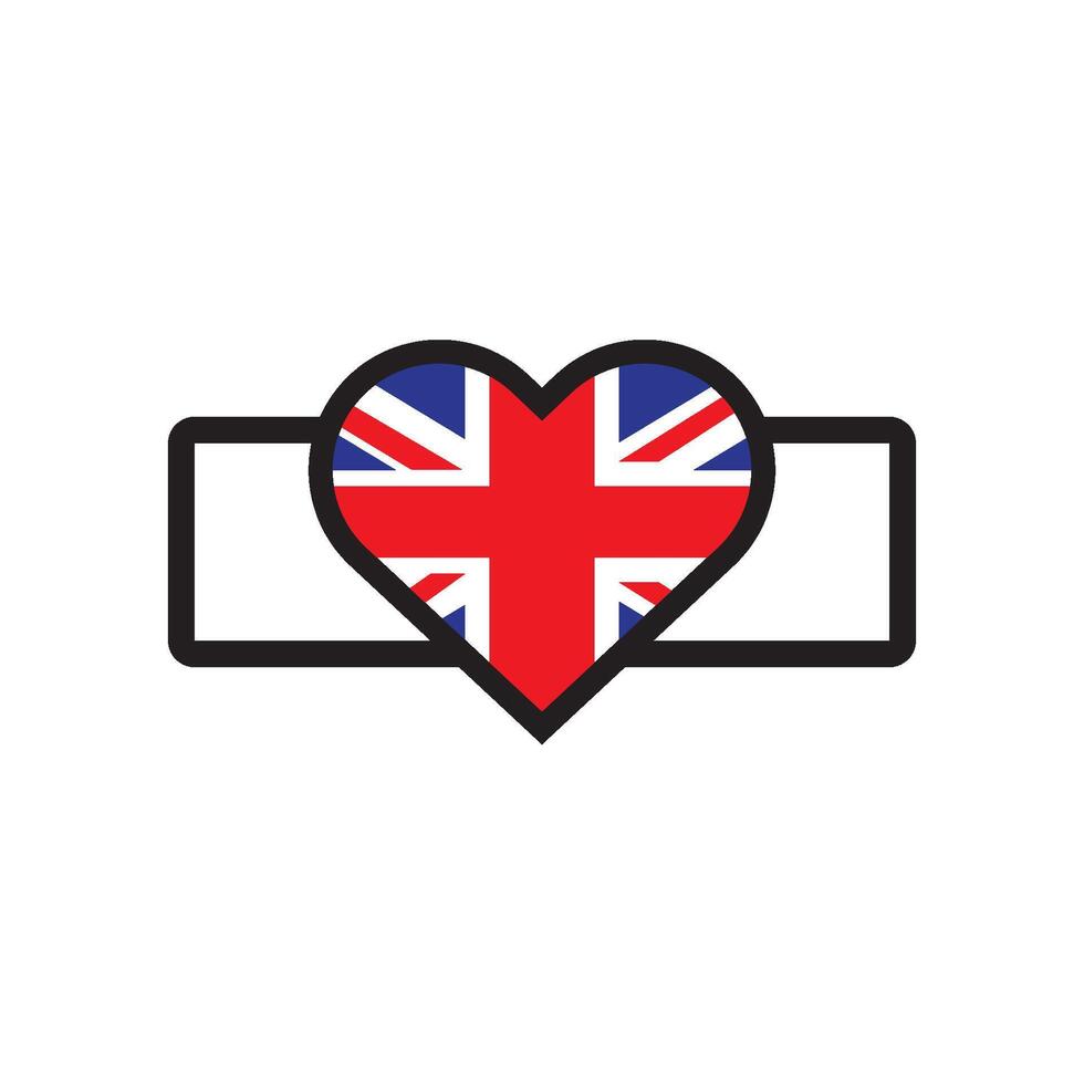 England Flagge Symbol Illustration Design vektor