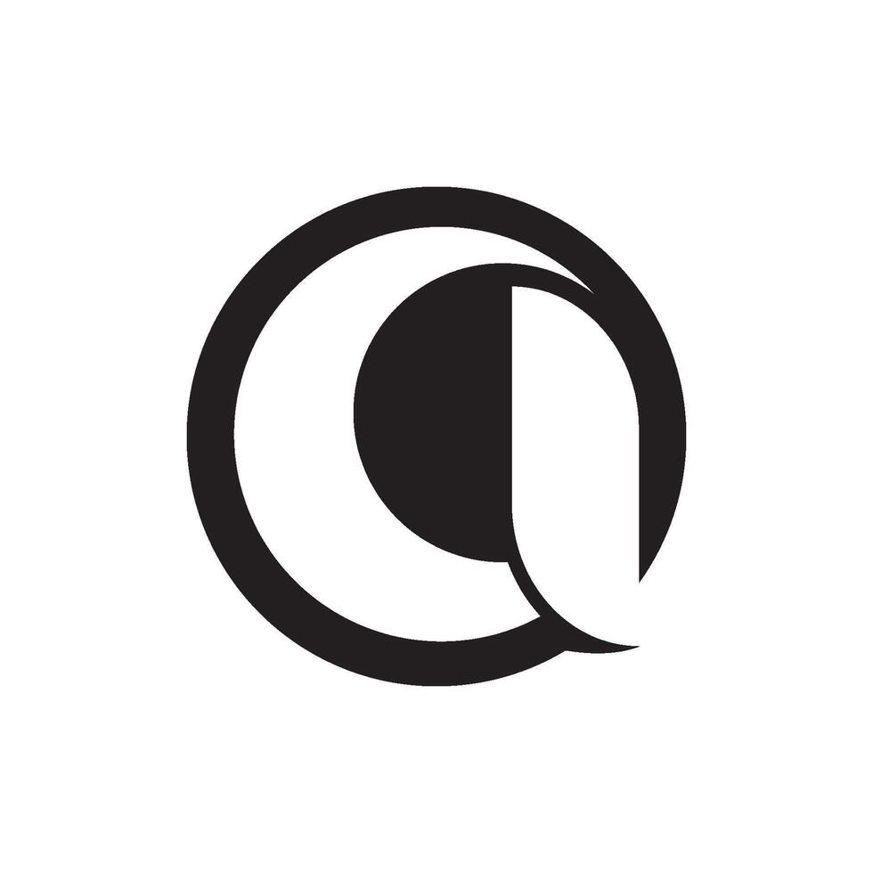 Brief ein Symbol Logo Symbol, Design Illustration Vorlage vektor