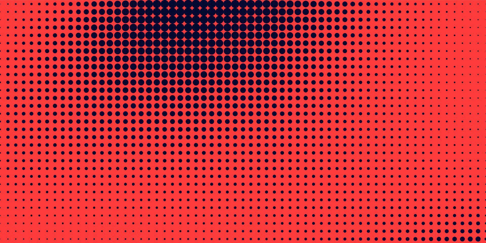 halvton i abstrakt stil. geometriska retro banner vektor konsistens. modernt tryck. mörkblå och röd bakgrund. ljuseffekt