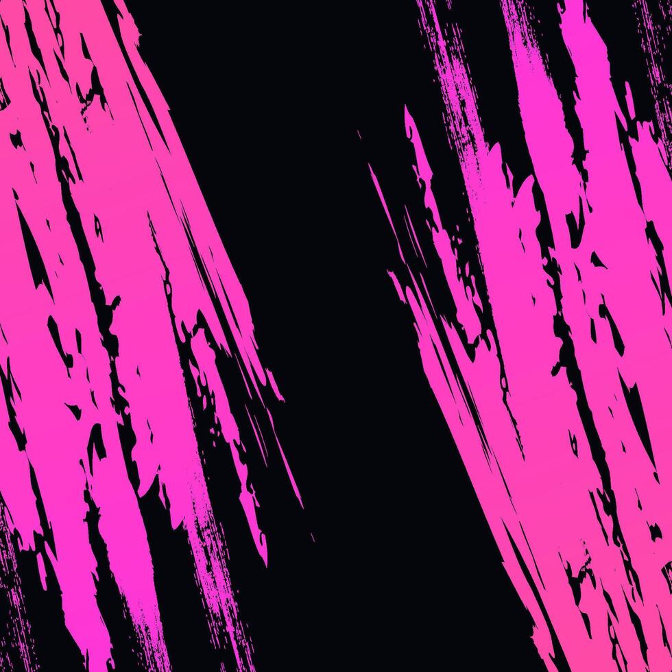 schwarz und Rosa Gradient Bürste Textur Hintergrund. beschwingt Sport Hintergrund mit Grunge Stil vektor