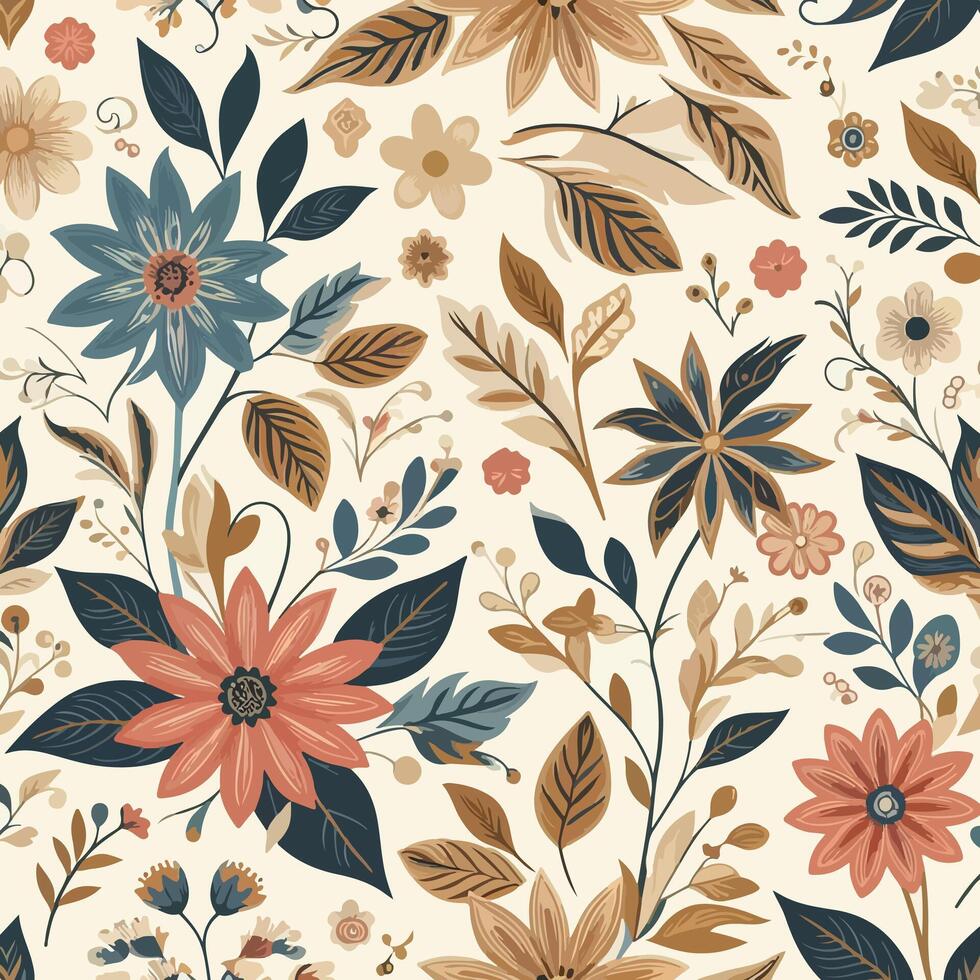 Blumen- Muster Design Illustration vektor