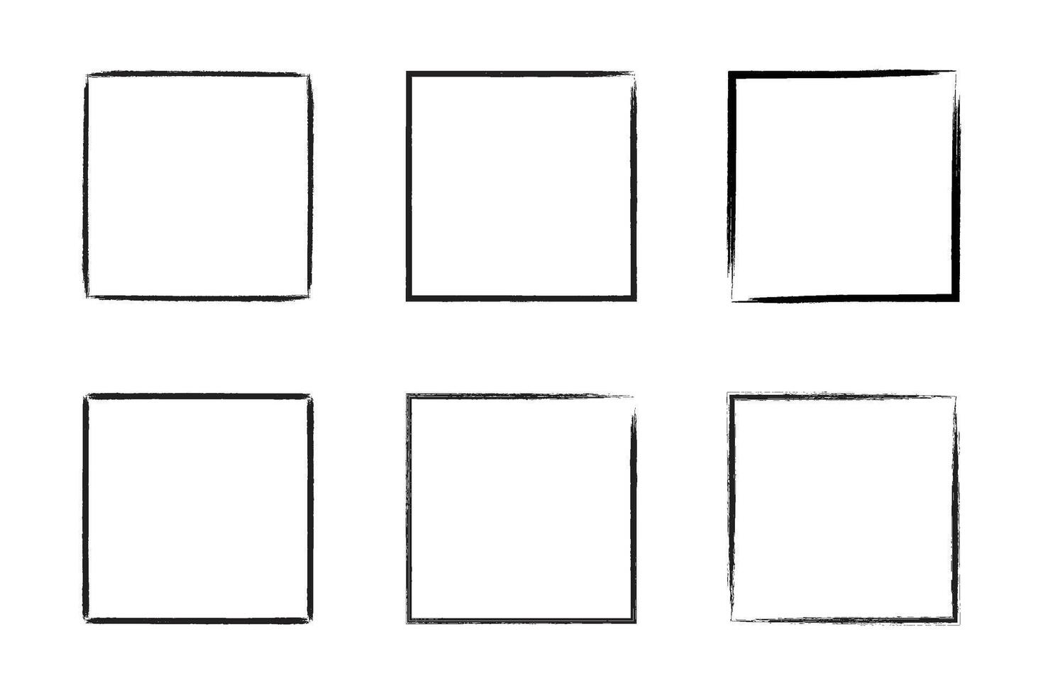 Platz gestalten dünn Linie Grunge gestalten Bürste Schlaganfall Piktogramm Symbol visuell Illustration einstellen vektor