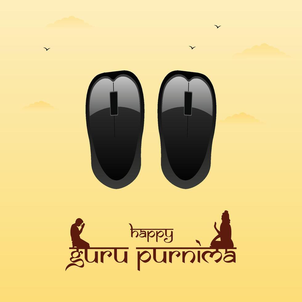 guru purnima social media mall design vektor