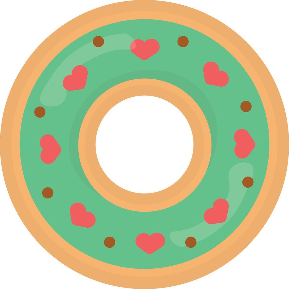 Süss Donuts Illustration. köstlich Snack. mit Schokolade, Macha, und Rosa glasiert Snack auf Weiß Hintergrund. vektor