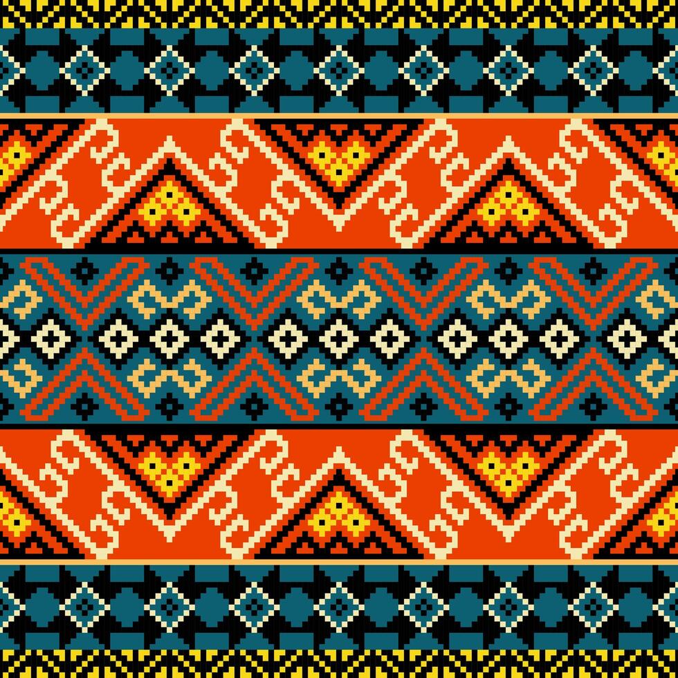 geometrisk mönster stam- ,etnisk mönster traditionell gräns dekoration för bakgrund, tapet, illustration, textil, tyg, Kläder, batik, matta, broderi vektor