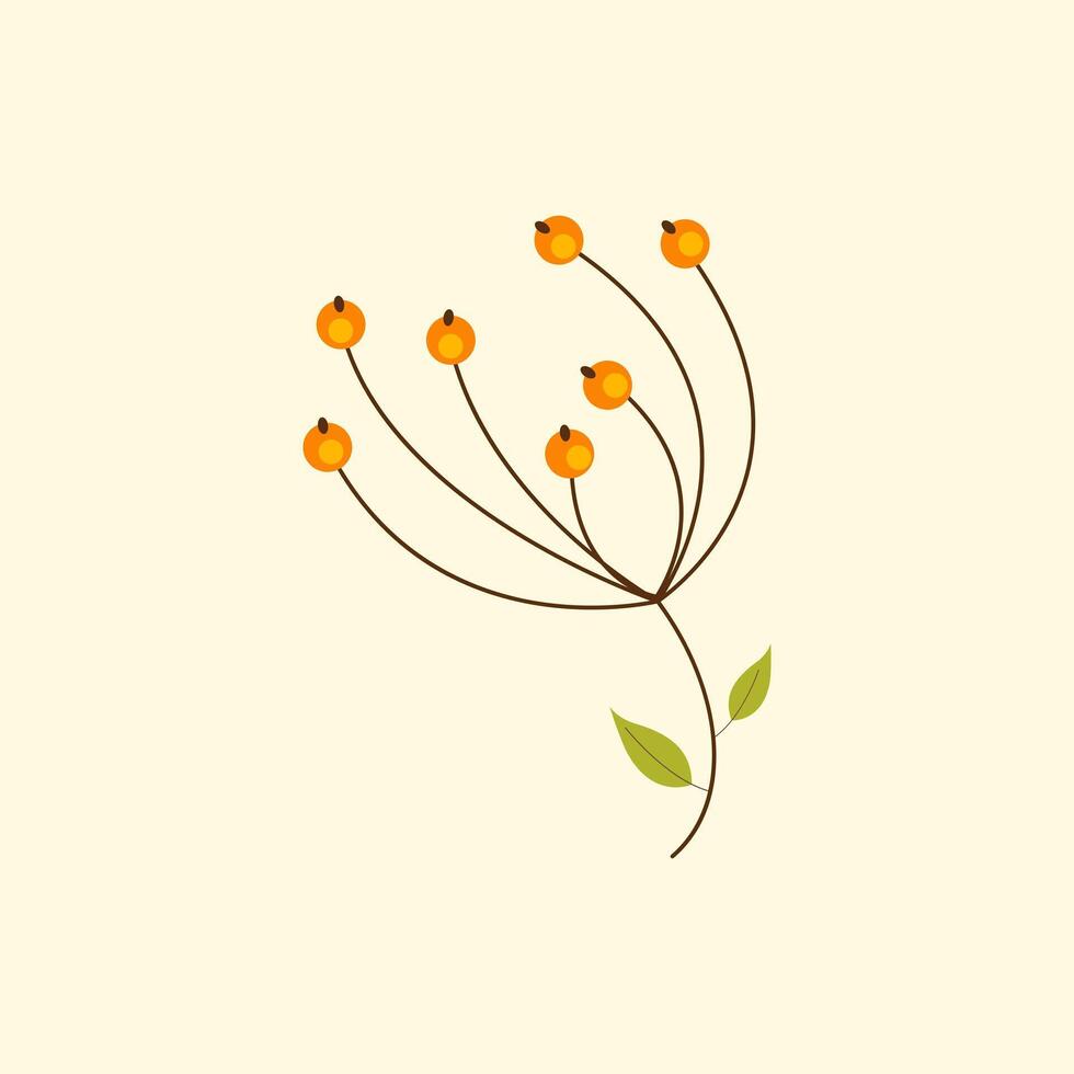 einfach Blumen- Clip Art vektor