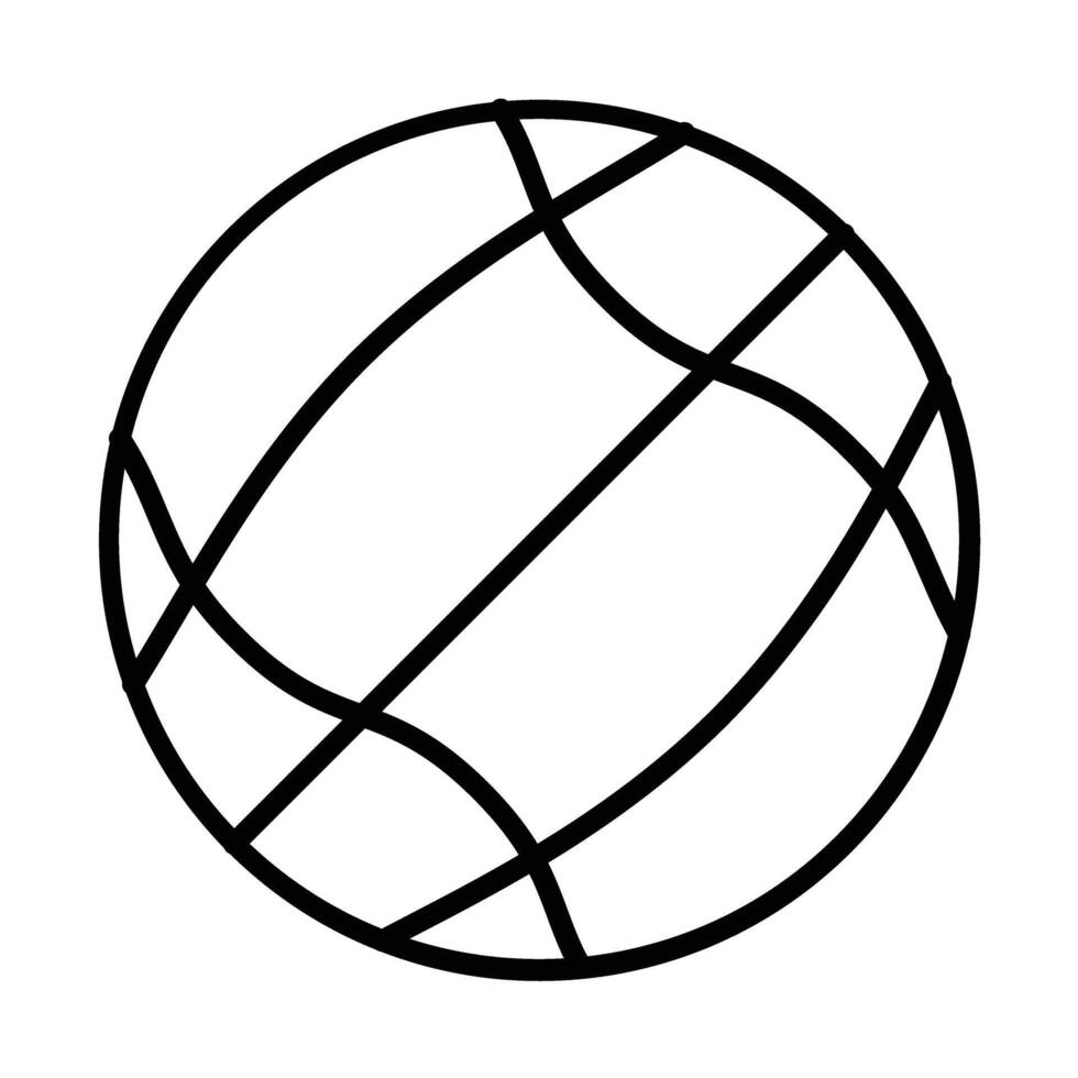 Basketball-Liniensymbol vektor