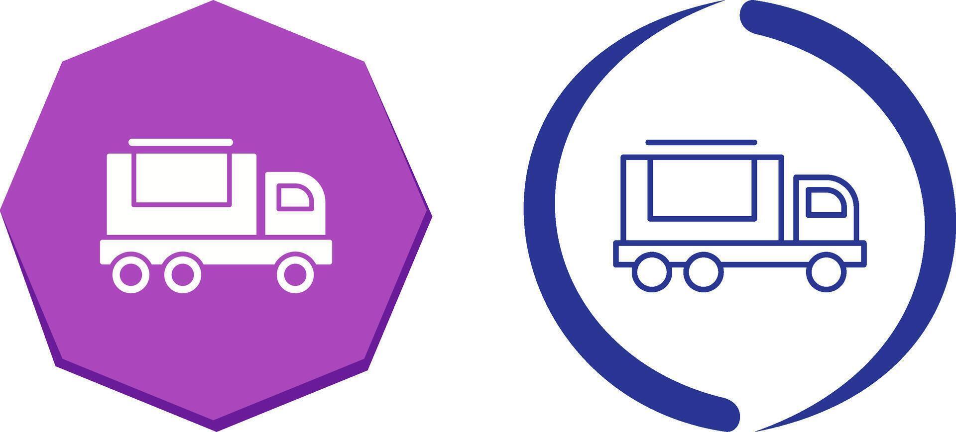 Cargo-LKW-Icon-Design vektor