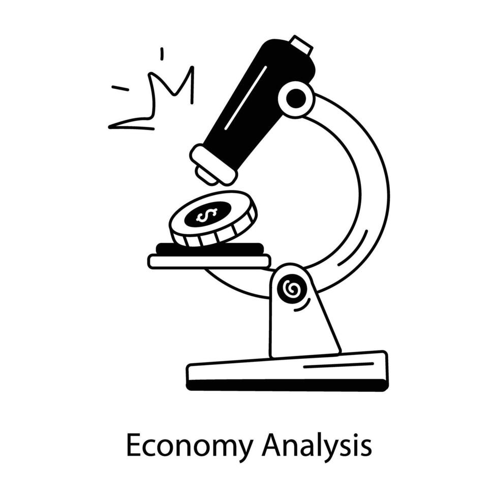 trendig ekonomi analys vektor