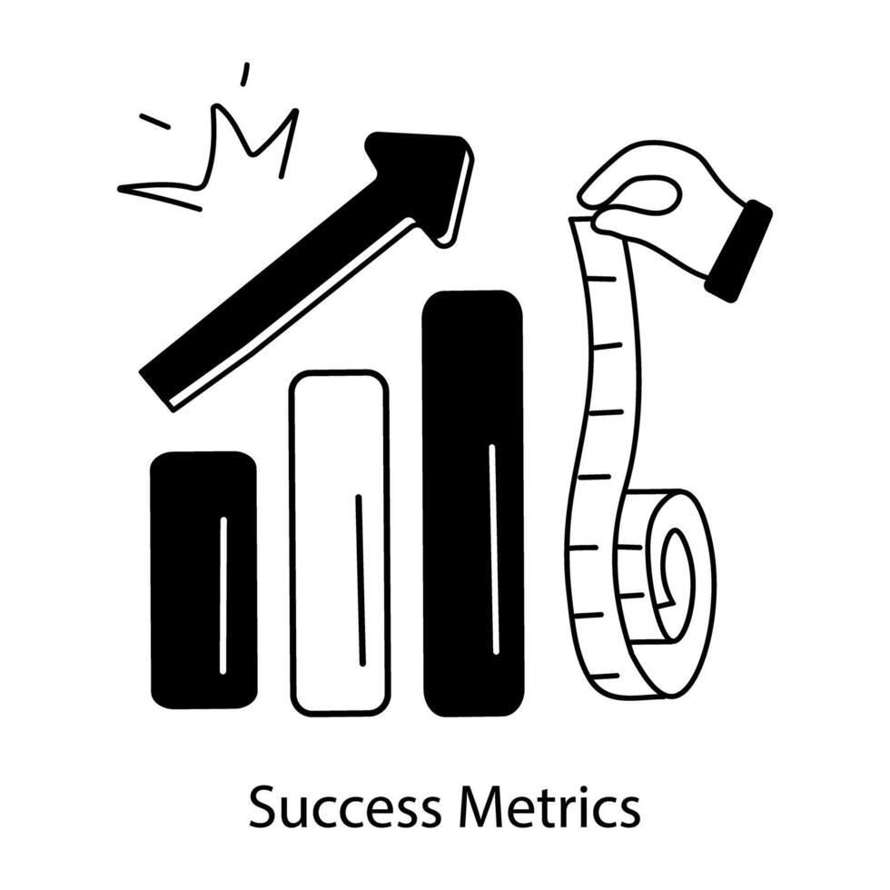 modisch Erfolg Metriken vektor