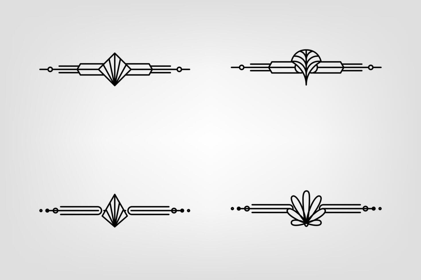 konst deco linje gräns. modern arabicum guld ramar, dekorativ rader gränser och geometrisk gyllene märka ram design element vektor