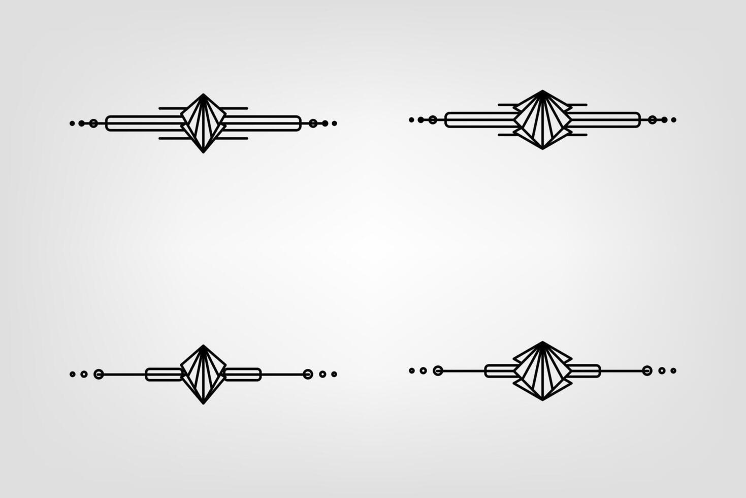 konst deco linje gräns. modern arabicum guld ramar, dekorativ rader gränser och geometrisk gyllene märka ram design element vektor