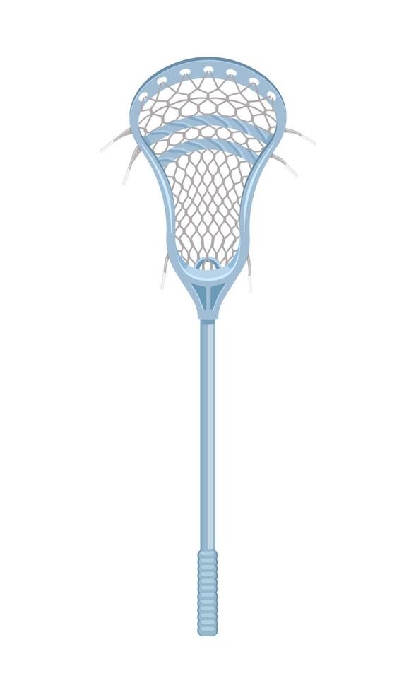 lacrosse pinne för kvinnor. lacrosse huvud, lacrosse ficka och bootleg. sportspel. vektor illustration
