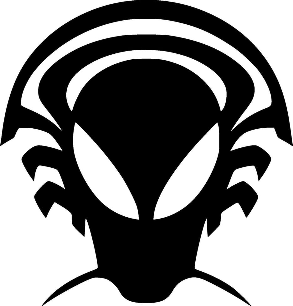 Außerirdischer - - hoch Qualität Logo - - Illustration Ideal zum T-Shirt Grafik vektor
