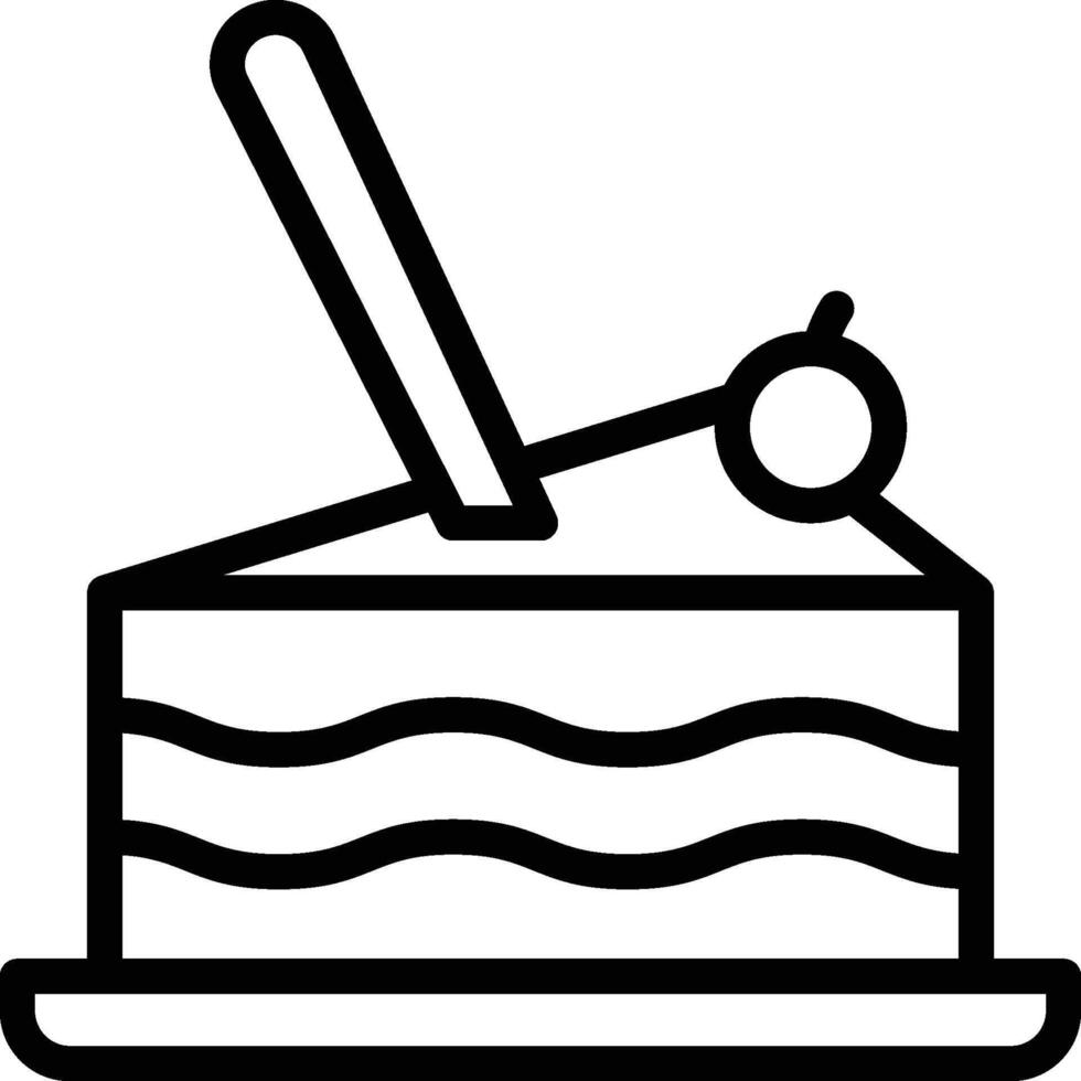 Käse Kuchen Symbol. Kuchen Symbol vektor