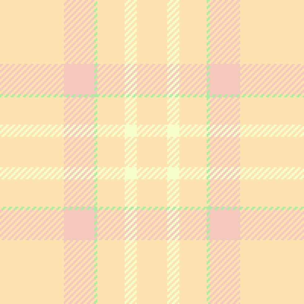 Textil- Hintergrund von prüfen Muster Textur mit ein Plaid Tartan Stoff nahtlos. vektor