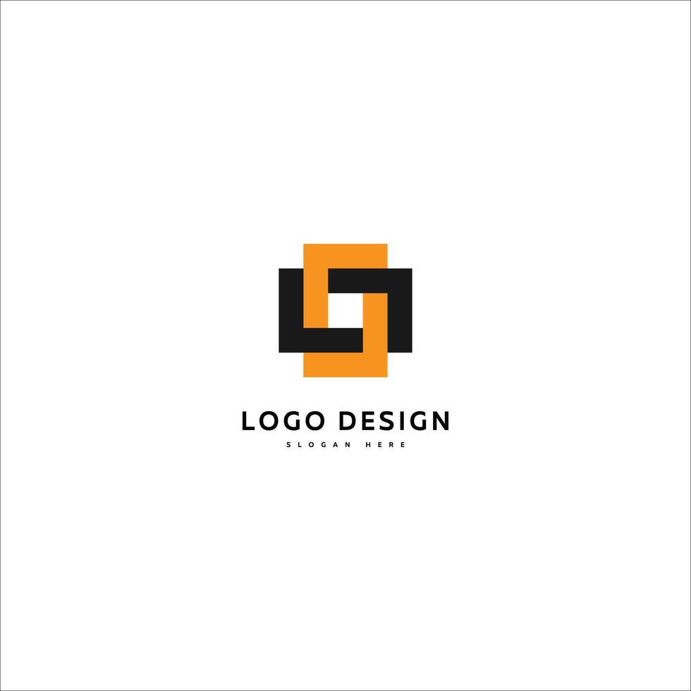 Unternehmen Logo einfach Design vektor