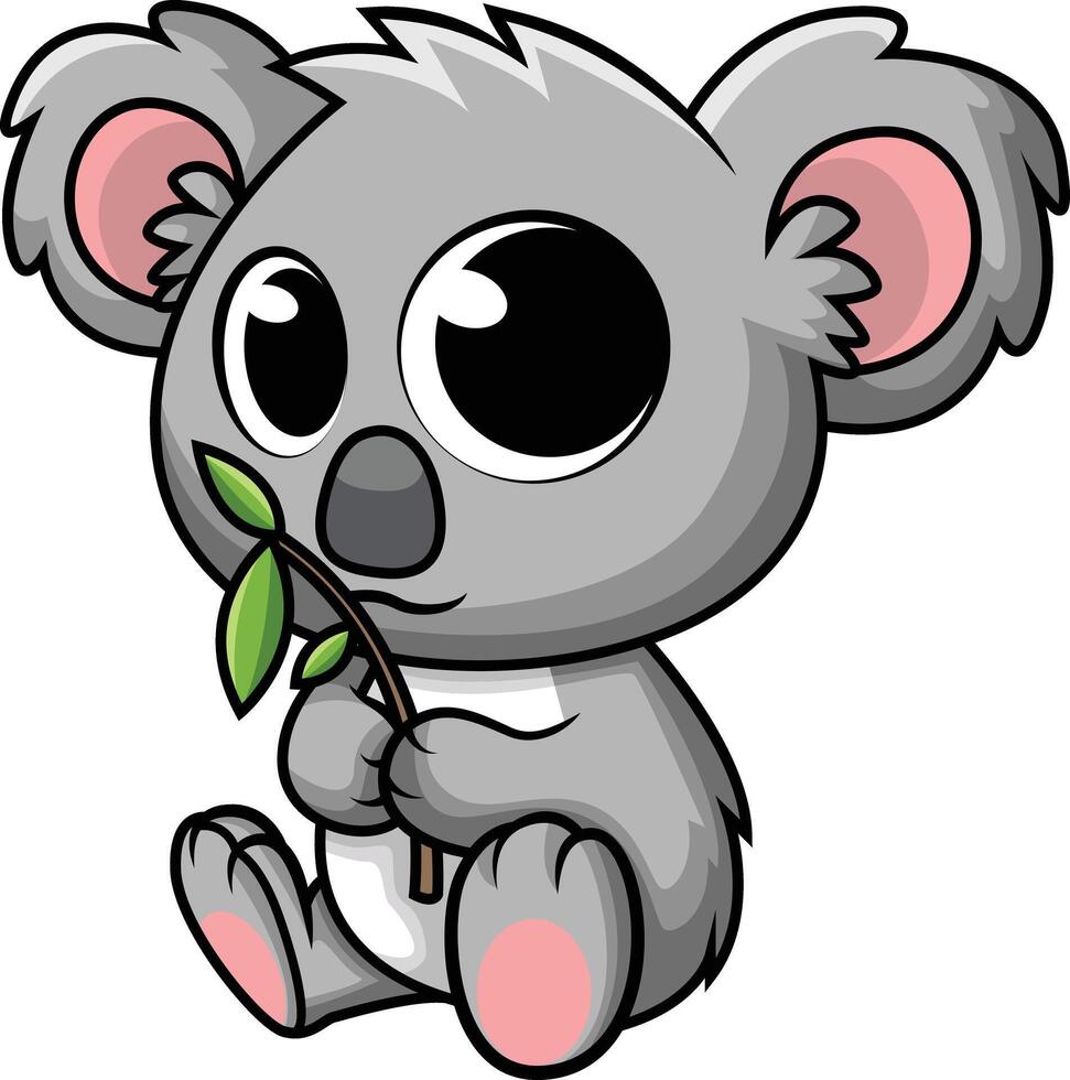 süß Baby Koala Illustration vektor