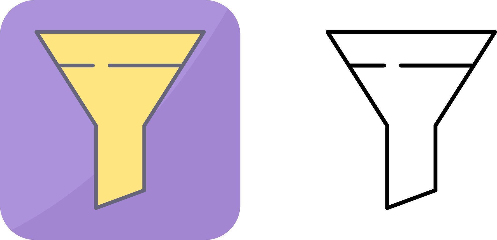 Filter-Icon-Design vektor