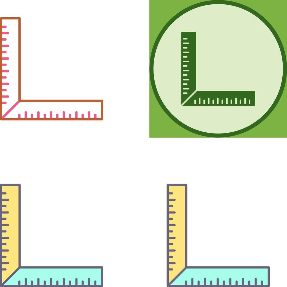 Platz Lineal Symbol Design vektor