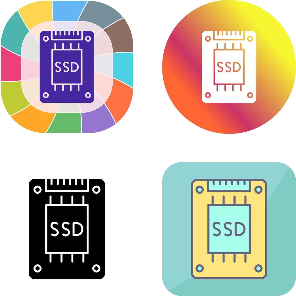SSD-Icon-Design vektor