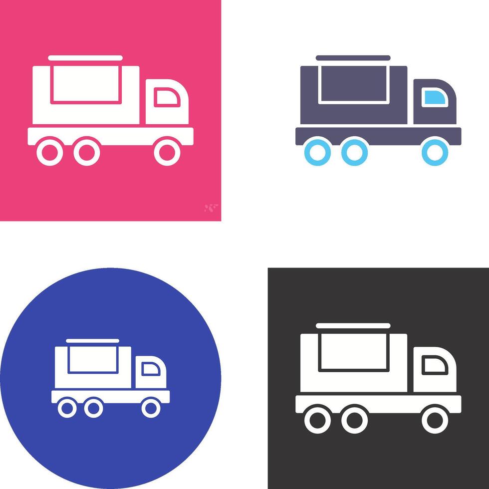 Cargo-LKW-Icon-Design vektor