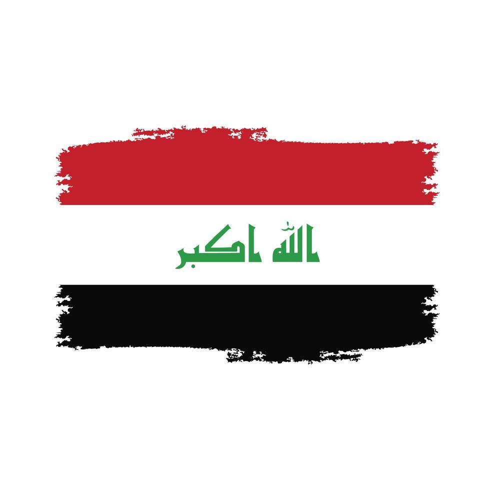 Irak flagga vektor