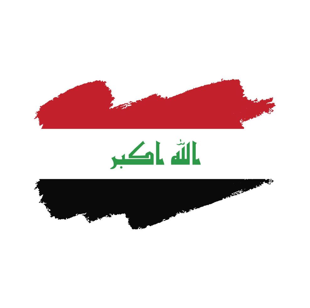 Irak flagga vektor