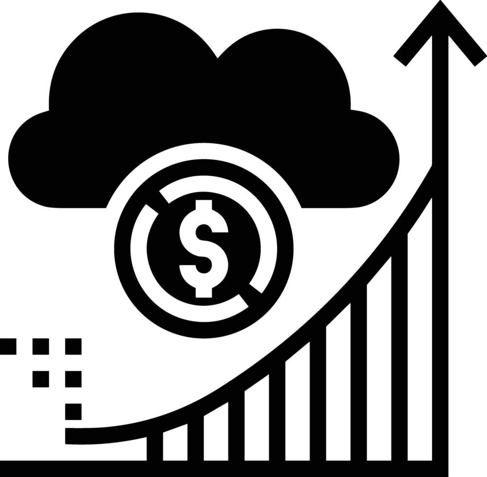 Wolke Symbol Symbol Bild. Illustration von das Hosting Lager vektor