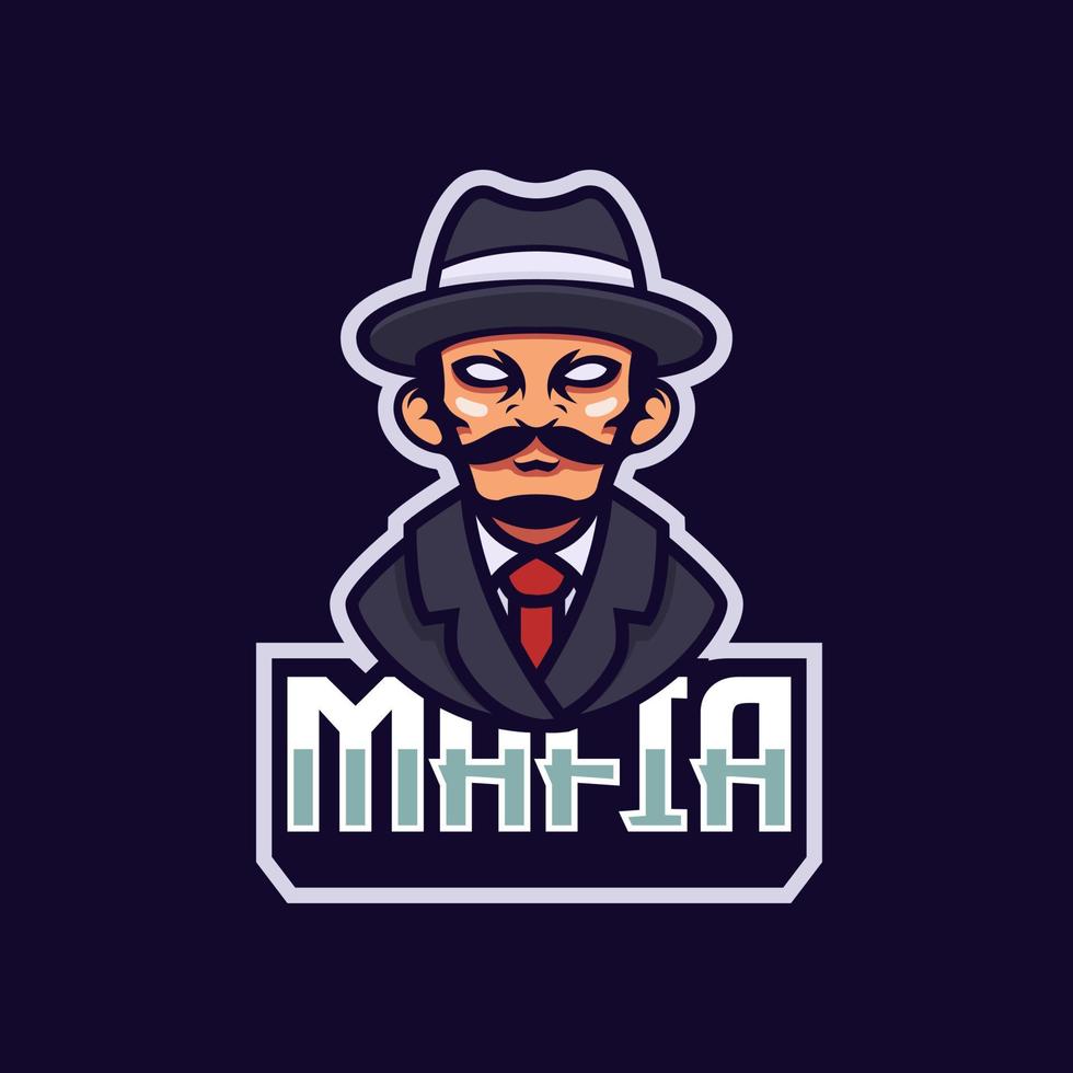 Mafia E-Sport-Logo vektor