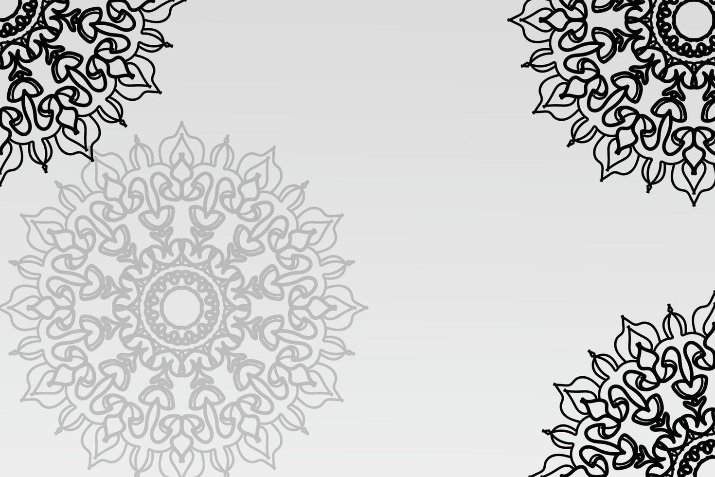 abstrakter Hintergrund mit Mandala vektor