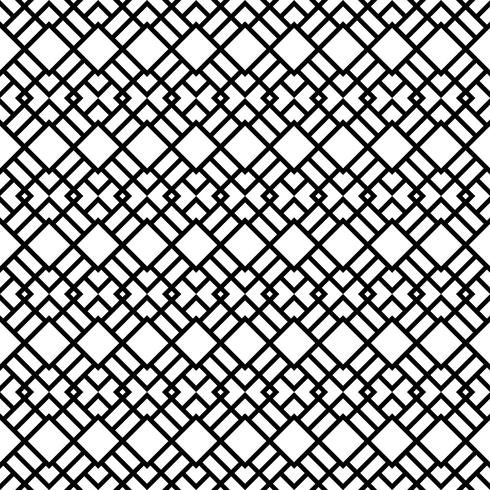 Seamless Pattern med Rhombus Former vektor