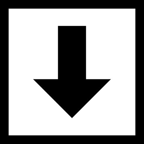 Down-Vektor-Symbol vektor