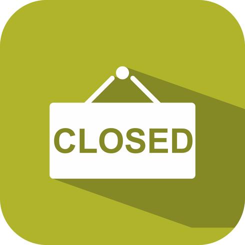 Vektor Closed Sign Icon