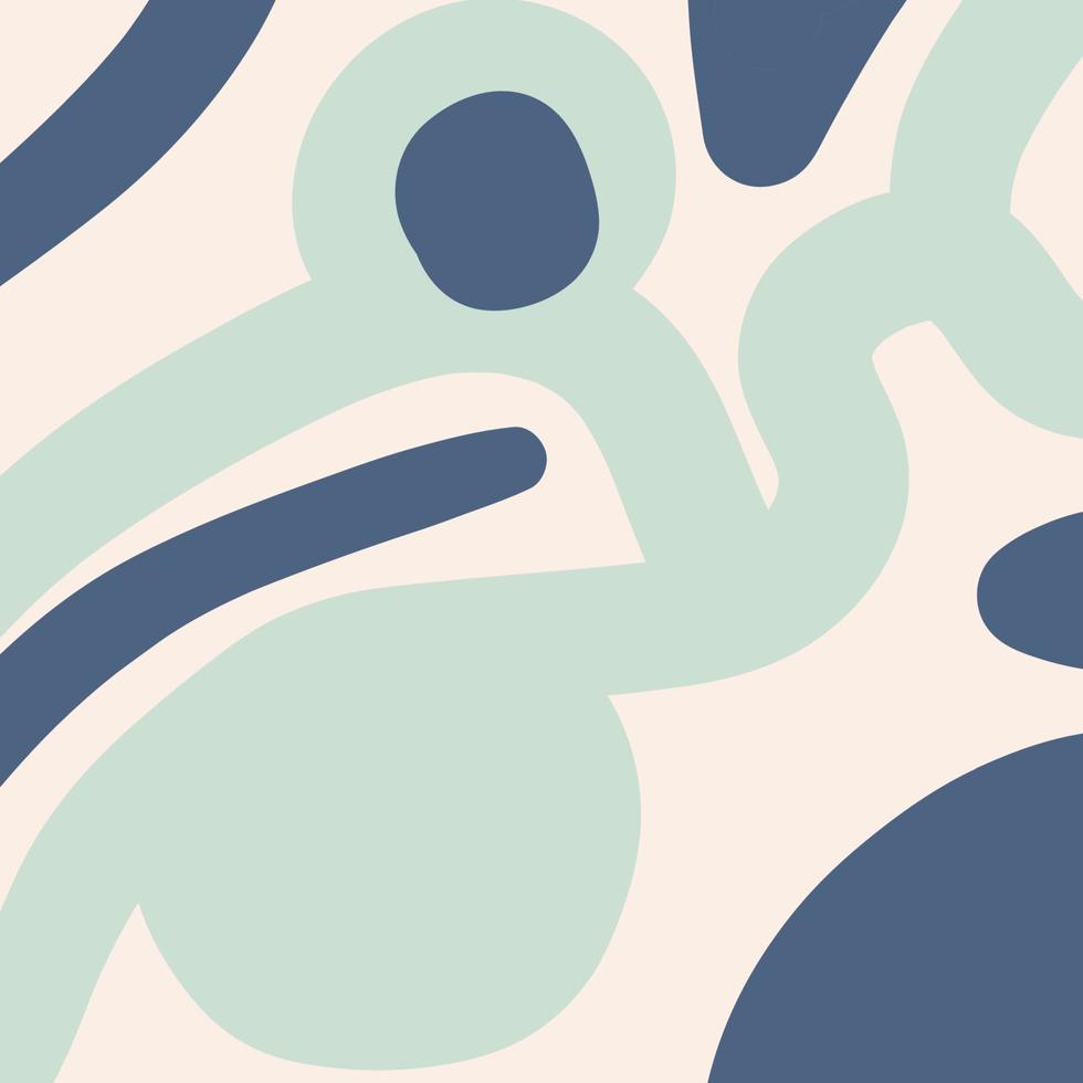 abstrakt rörigt geometriskt kort med ojämna former. färgglada doodle bakgrund. vektor