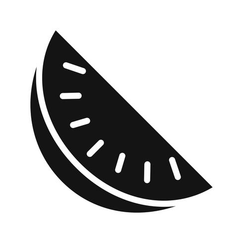 Vektor-Wassermelone-Symbol vektor