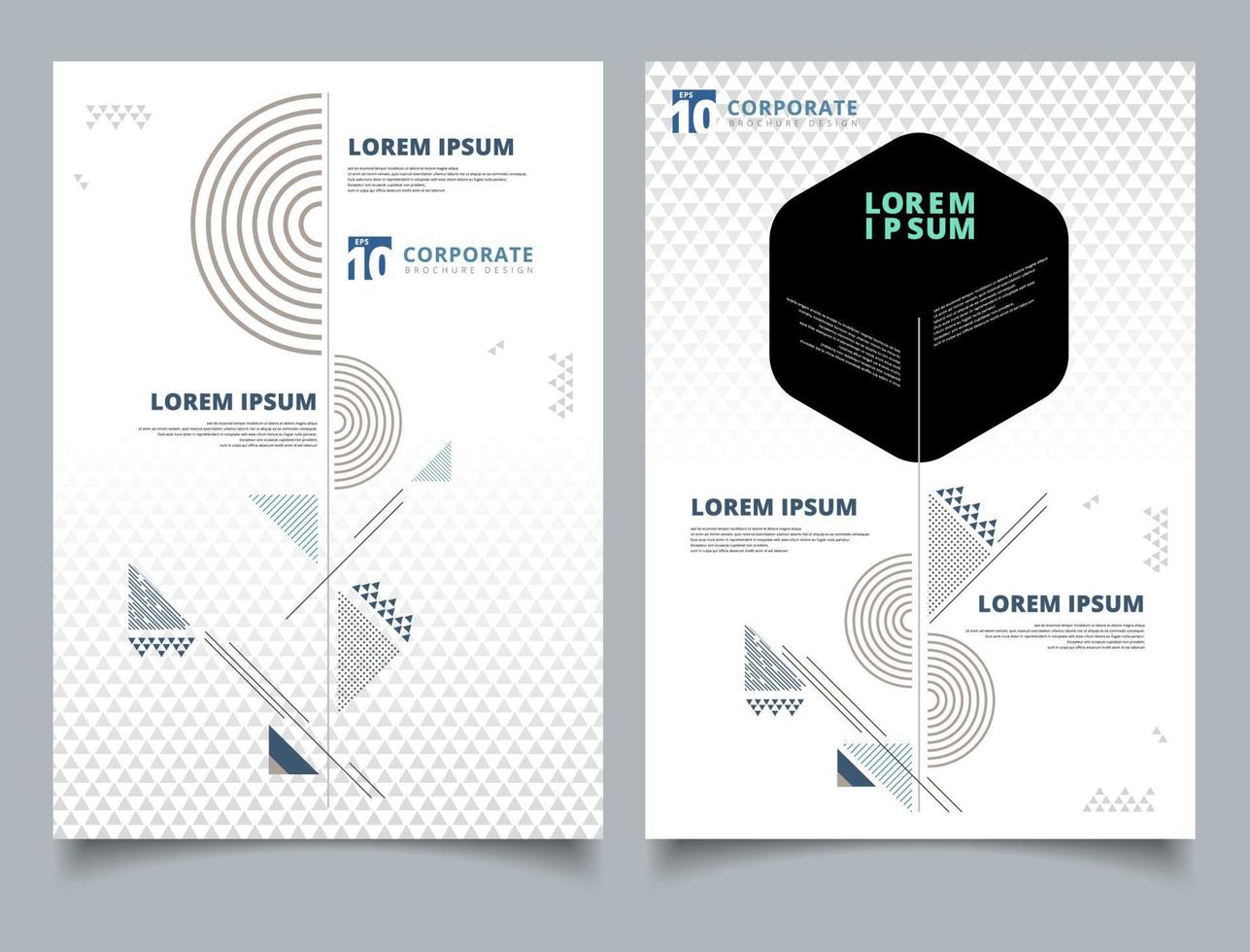 broschyr layout designmall, årsredovisning, broschyr, reklam, affisch, tidning, företag för bakgrund vektor